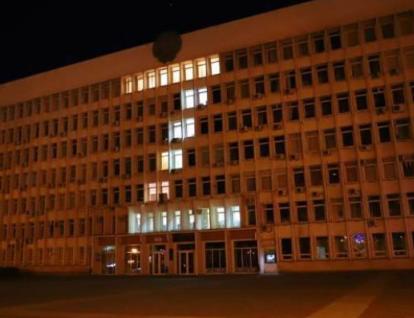 На здании администрации Пятигорска высветилась буква Z