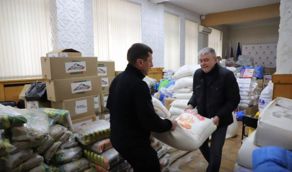 Очередная партия гуманитарного груза отправилась из Пятигорска  