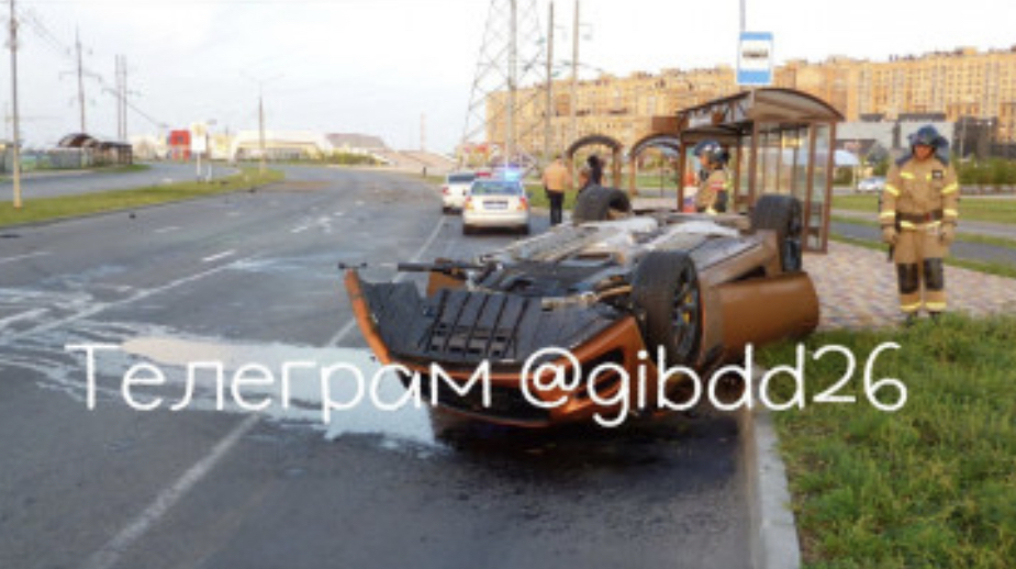 В Ставрополе водитель попал в ДТП из-за превышения скорости  